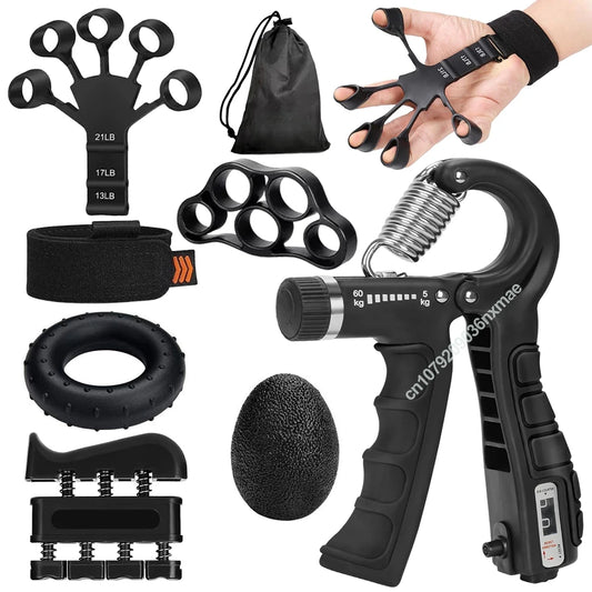 Adjustable Hand Grip Strengthener 10–60 kg for Strength Training